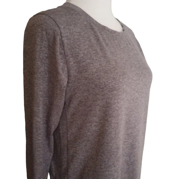 Athleta Women's Heathered Purple Uptempo Long Sleeve Top Thumb Holes Size Small - Picture 4 of 8